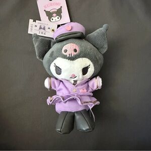 Japan Sanrio Tokyo Station limited edition Kuromi keychain
